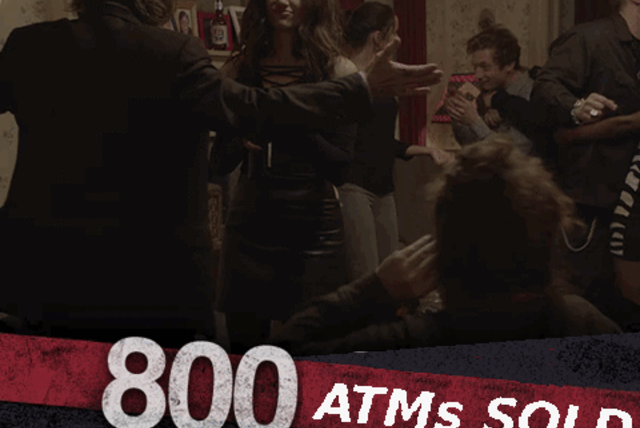 800 ATMs sold!