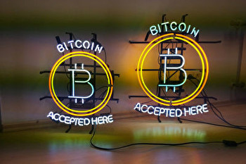 Bitcoin Neon Sign Small