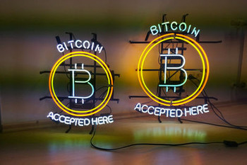 Bitcoin Neon Sign Large