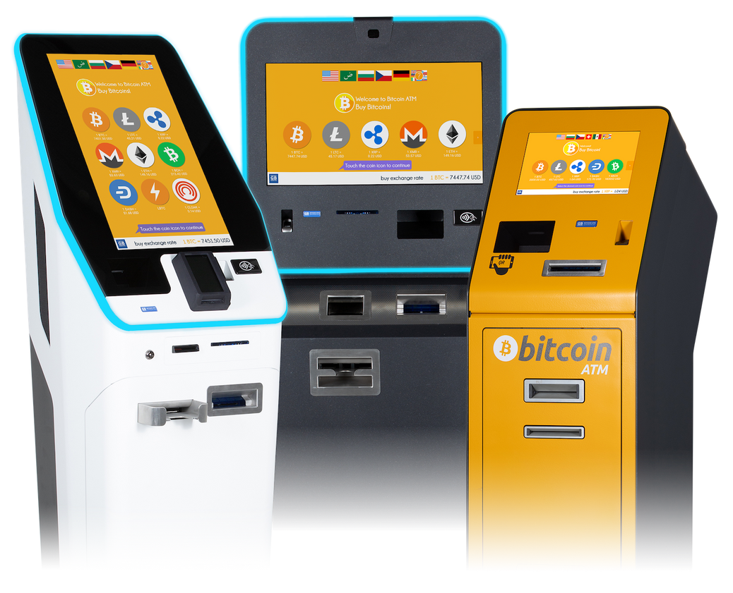 Purchase bitcoin or sell bitcoin without bank account on bitcoin machines produced by GENERAL BYTES