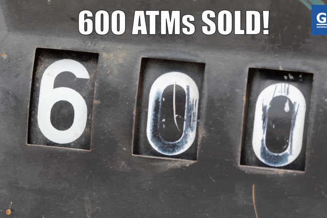 600 ATMs sold!